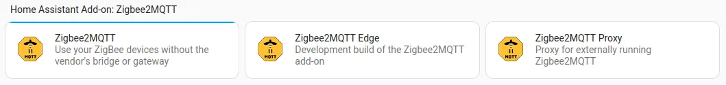 Add-on Zigbee2MQTT dans Home Assistant