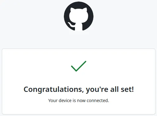 Fenêtre de félicitation