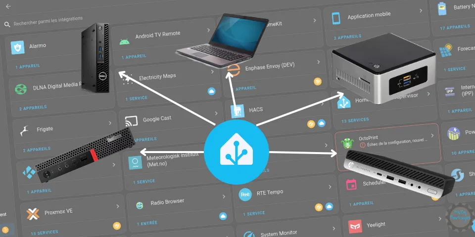 Home Assistant - Installation sur un mini PC type NUC, Lenovo, HP, Dell.