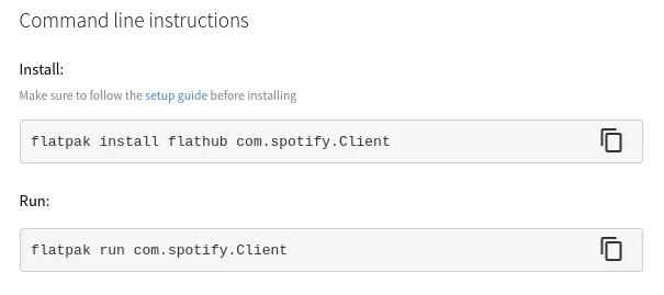 Installation d'application Flatpak en ligne de commande