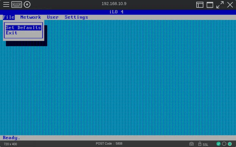 Interface iLO