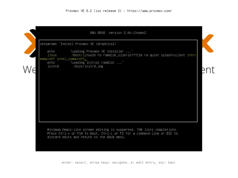 Personalisation du GRUB dans Proxmox 8